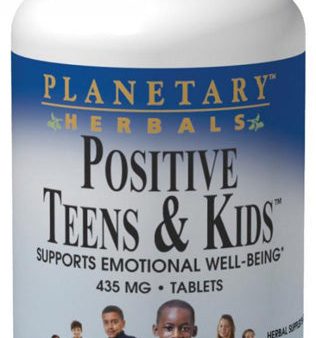 PLANETARY HERBALS - Positive Teens and Kids 435 mg - 60 Tablets Online Hot Sale