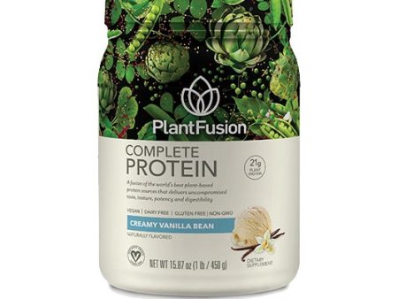 PLANTFUSION - Complete Protein Creamy Vanilla Bean - 1 lb. (450 g) For Sale