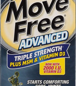 SCHIFF - Move Free Advanced plus MSM Plus Vitamin D - 80 Tablets Online