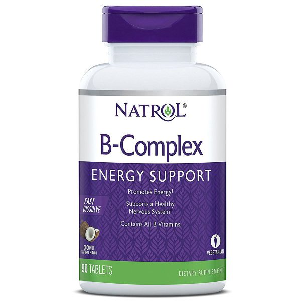 NATROL - B-Complex Fast Disolve Coconut - 90 Tablets For Sale