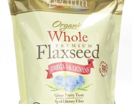 SPECTRUM - Organic Whole Premium Flaxseed - 15 oz. (425 g) on Sale