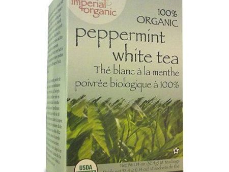 UNCLE LEE S TEA - Imperial Organic Peppermint White Tea - 18 Tea Bags Hot on Sale