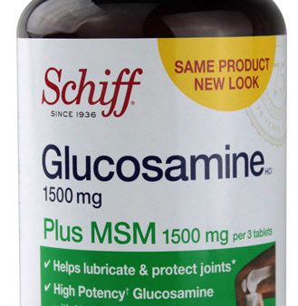 SCHIFF - Glucosamine plus MSM 1500 mg - 150 Coated Tablets Cheap