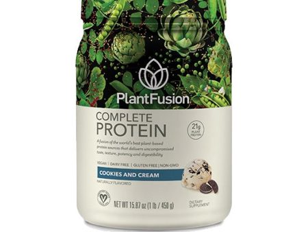 PLANTFUSION - Complete Protein Cookies N  Creme - 1 lb. (450 g) Online now