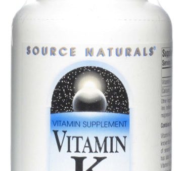 SOURCE NATURALS - Vitamin K  - 200 Tablets For Sale