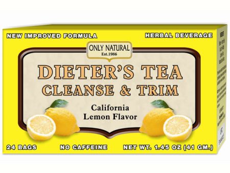 ONLY NATURAL - Dieters Cleansing Tea Lemon - 24 Tea Bags Cheap