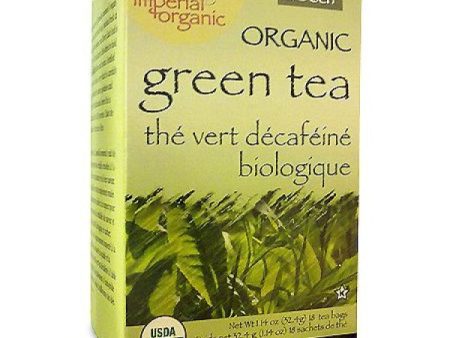 UNCLE LEE S TEA - Imperial Organic Decaffeinated Green Tea - 18 Tea Bags For Discount