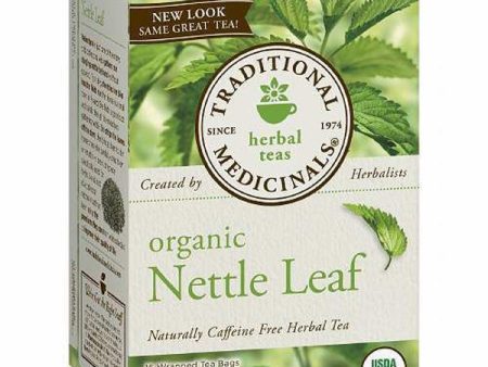 TRADITIONAL MEDICINALS - Organic Nettle Leaf Herbal Tea -  6 x 16 Tea Bags Online Hot Sale