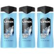 Lynx XXL Ice Chill 3 In 1 Shower Gel Trio 3 x 500ml For Cheap