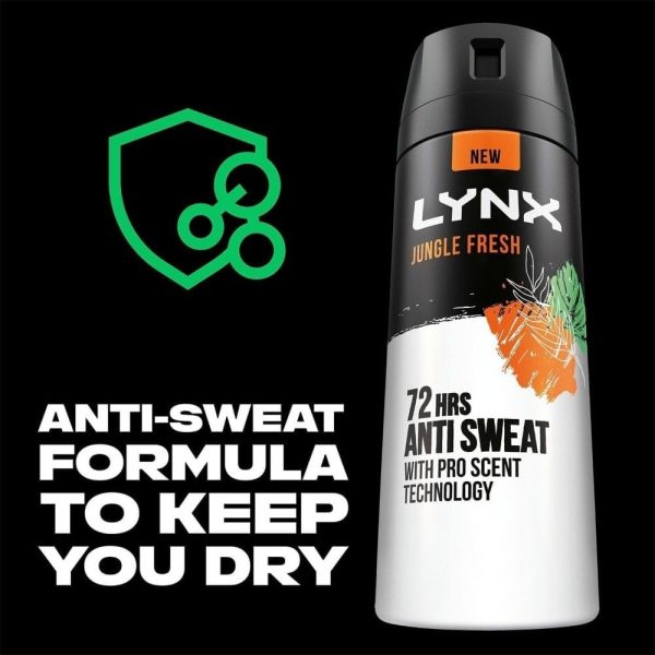 Lynx 72h Jungle Fresh Anti-Perspirant Deodorant Trio 3 x 150ml Online