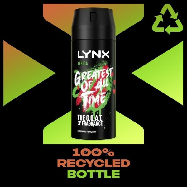 Lynx Africa Deodorant Body Spray Multipack 6 x 150ml on Sale