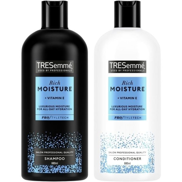 TRESemme Rich Moisture Shampoo & Conditioner Twin 2 x 680ml For Cheap