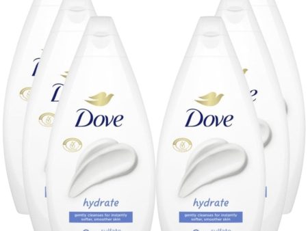 Dove Hydrate Body Wash Multipack 6 x 450ml Online Sale