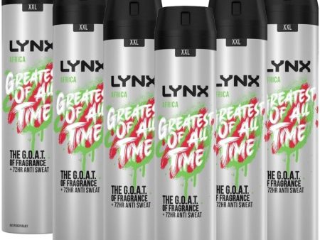 Lynx Africa Anti-Perspirant Deodorant Multipack 6 x 250ml Online