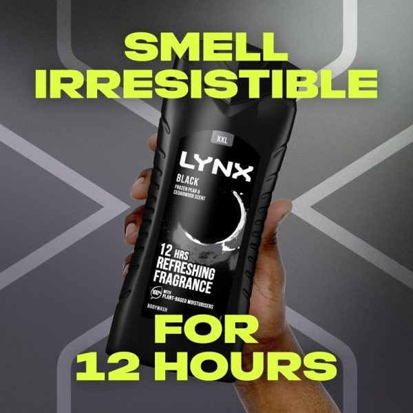 Lynx XXL Black Shower Gel Trio 3 x 500ml Discount