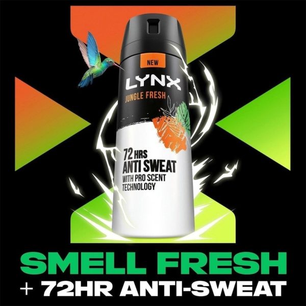 Lynx 72h Jungle Fresh Anti-Perspirant Deodorant Trio 3 x 150ml Online