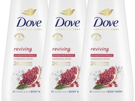 Dove Advanced Care Reviving Body Wash Trio 3 x 400ml Discount