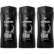 Lynx XXL Black Shower Gel Trio 3 x 500ml Discount