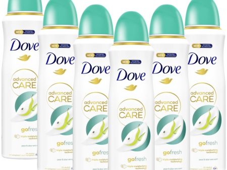 Dove Advanced Care Go Fresh Pear & Aloe Vera Anti-Perspirant Deodorant Multipack 6 x 200ml For Discount