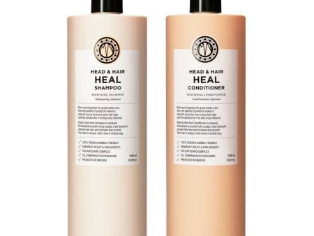 Maria Nila Head & Hair Heal Soothing Shampoo & Conditioner Twin 2 x 1000ml For Sale