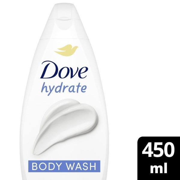 Dove Hydrate Body Wash Trio 3 x 450ml Supply