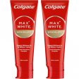 Colgate Max White Stainlift Pro Clean Toothpaste Duo 2 x 75ml Online Hot Sale