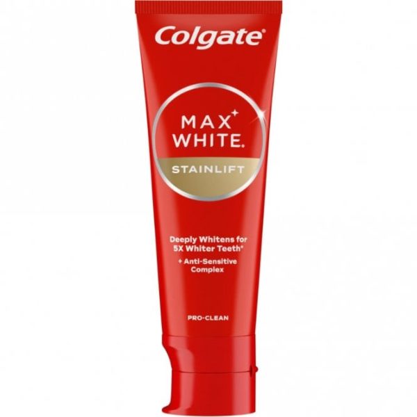 Colgate Max White Stainlift Pro Clean Toothpaste Duo 2 x 75ml Online Hot Sale