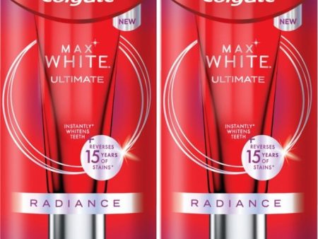 Colgate Max White Ultimate Radiance Toothpaste Duo 2 x 75ml For Cheap