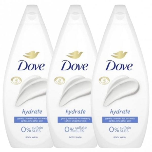 Dove Hydrate Body Wash Trio 3 x 720ml Online Sale