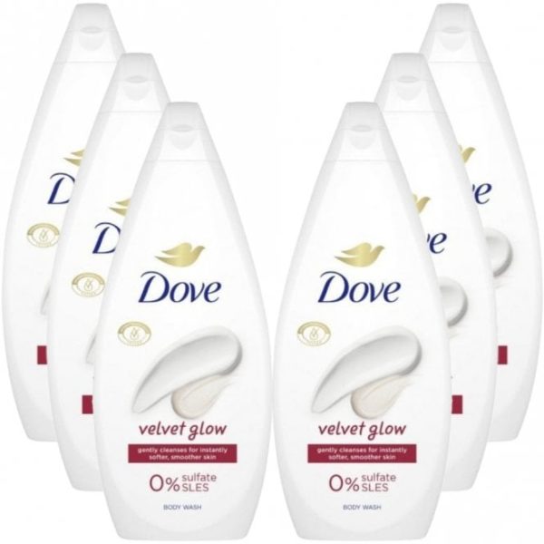 Dove Velvet Glow Body Wash Multipack 6 x 720ml Discount