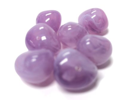 10X12MM Lilac  Agate  Nugget Acrylic Bead (72 pieces) Cheap