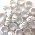 #14 Silvertone French Crimp Bead 5 Gram (~145 pieces) Online now