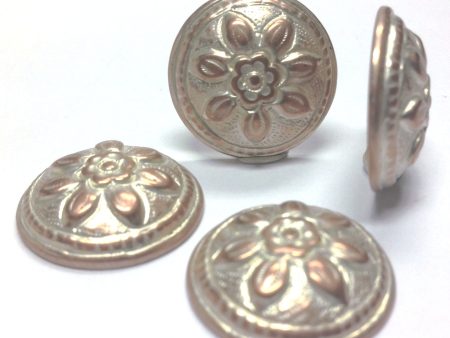 20MM Copper Silver Cab (12 pieces) Supply