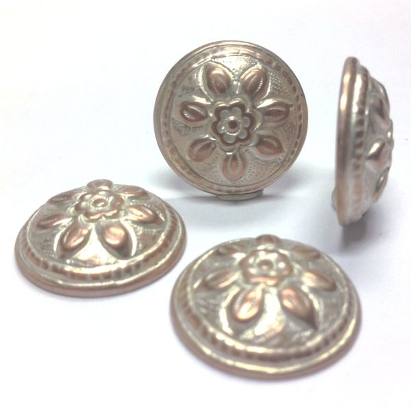 20MM Copper Silver Cab (12 pieces) Supply