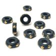 8MM Black Gold  Studded  Ring (12 pieces) For Sale