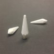 26X8MM Chalk White Faceted Drop (72 pieces) Online now