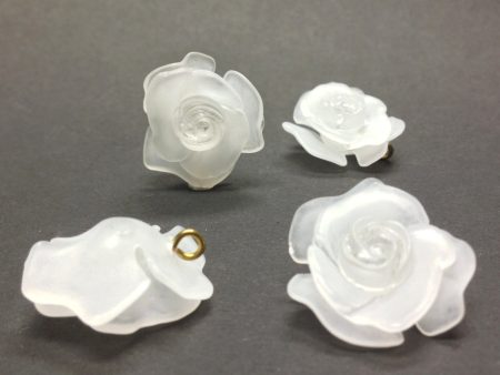 22MM Crystal Mat Flower Drop (12 pieces) Sale