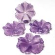 18MM Lilac Opal Flower Acrylic Bead (72 pieces) Sale