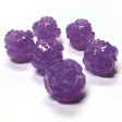 10MM Lilac Opal Rose Flower Acrylic Bead (72 pieces) Fashion