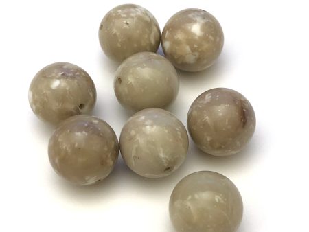 10MM Beige  Granite  Beads (144 pieces) Online