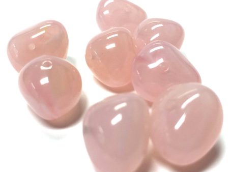 10X12MM Pink  Agate  Nugget Acrylic Bead (72 pieces) Sale