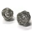 25MM Nickel  Wired  Bead (3 pieces) Supply