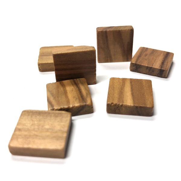 18MM Olivewood Square Cab (12 pieces) Sale