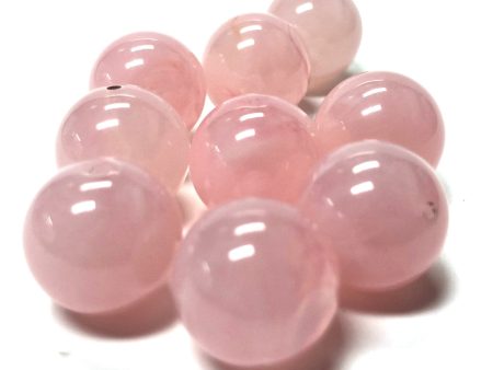 10MM Pink  Agate  Acrylic Beads (144 pieces) For Cheap