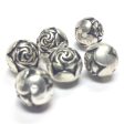 9MM Antique Silver Rosebud Bead (72 pieces) Online