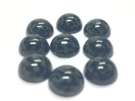 10MM Green Black Dappled Cab (72 pieces) For Cheap