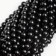 10MM Acrylic Black Beads 30  (6 strands) Online now