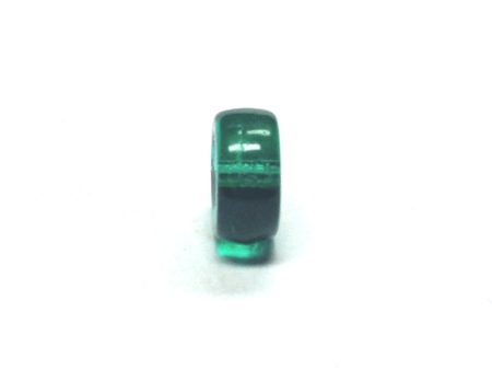 8MM Emerald Green Glass Rondel Bead (144 pieces) Sale