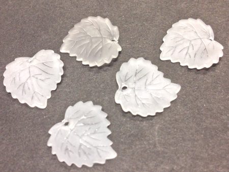 16MM Crystal Mat Leaf Drop (100 pieces) For Cheap