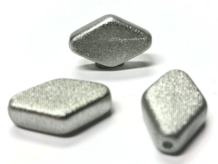 14X24MM Silver  Voile  Diamond Bead (6 pieces) For Cheap